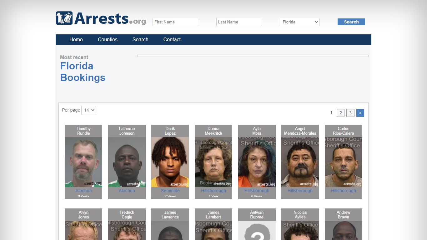 Florida Arrests and Inmate Search